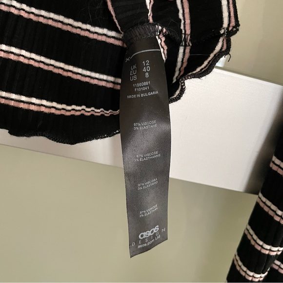 ASOS Long Sleeve Crop Top (M) - Picture 3 of 4